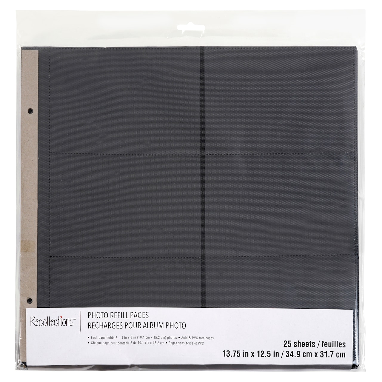 14&#x22; x 12.5&#x22; Horizontal Photo Album Refill Pages by Recollections&#x2122;